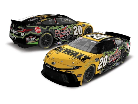 Manufacturer reference image: Christopher Bell 2026 DEWALT/Interstate Batteries 1:24 Elite Diecast