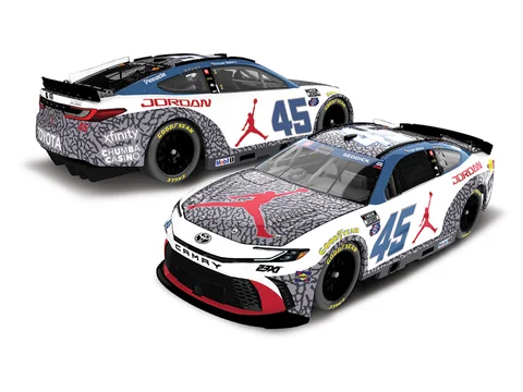 Manufacturer reference image: Tyler Reddick 2026 Jordan Brand Chicago 1:24 Color Chrome ARC Diecast