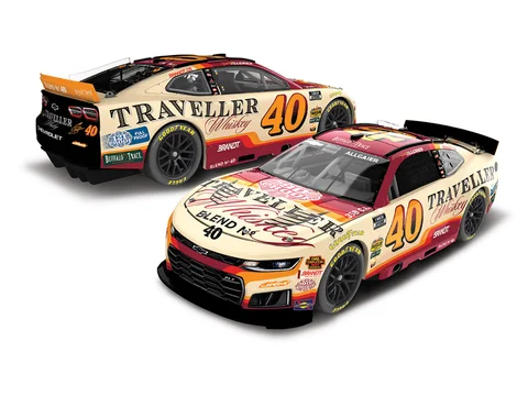 Manufacturer reference image: Justin Allgaier 2026 Traveller Whiskey 1:24 Dual Autographed ARC Diecast