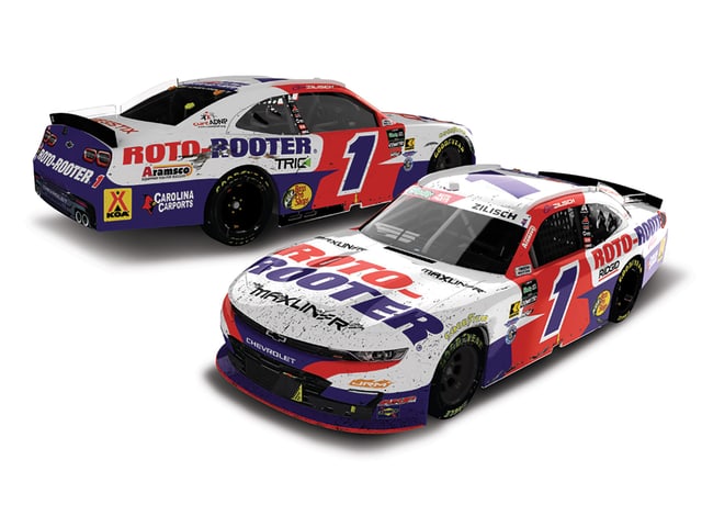 Manufacturer reference image: Connor Zilisch 2026 Roto-Rooter Bristol Raced Win 1:24 ARC Diecast