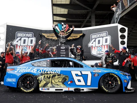 Manufacturer reference image: Corey Heim 2026 Field & Stream Indianapolis Raced Win 1:24 Color Chrome ARC Diecast