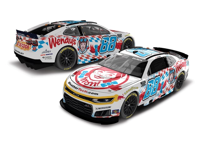 Manufacturer reference image: Connor Zilisch 2026 Wendy's 1:24 ARC Diecast