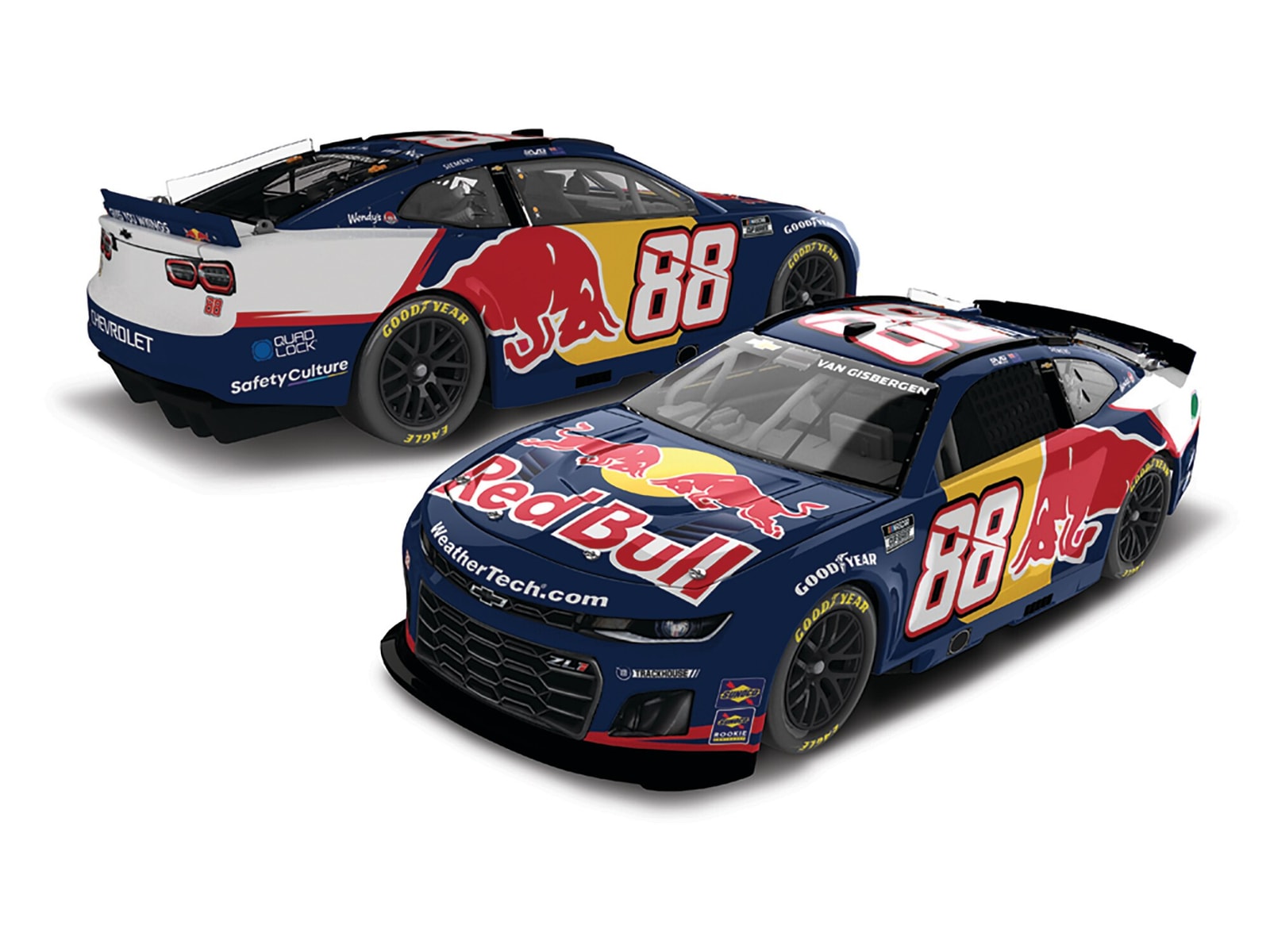 Manufacturer preview: Shane van Gisbergen 2025 Red Bull 1:24 Elite Diecast