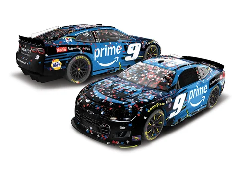 Manufacturer reference image: Chase Elliott 2026 Amazon Prime Texas Raced Win 1:64 ARC Diecast