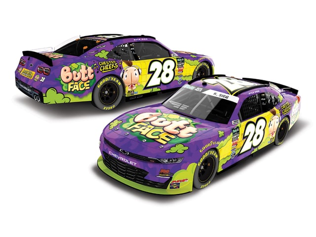 Manufacturer reference image: Kyle Sieg 2026 Butt Face 1:24 ARC Diecast