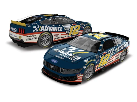 Manufacturer reference image: Ryan Blaney 2026 Advance Auto Parts Patriotic 1:24 Elite Diecast