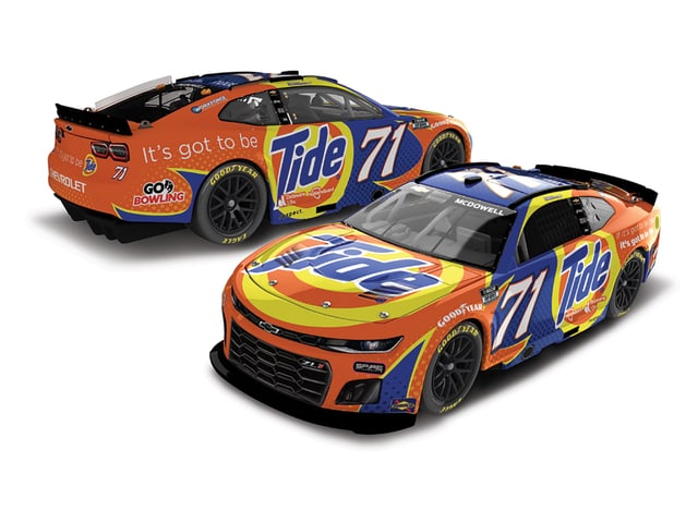 Manufacturer reference image: Michael McDowell 2025 Tide 1:24 ARC Diecast