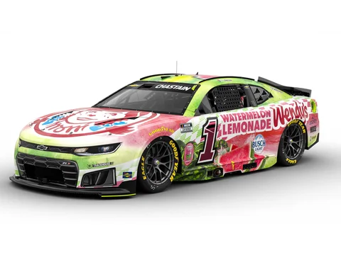 Manufacturer reference image: Ross Chastain 2026 Wendy's Watermelon Lemonade 1:24 Elite Diecast