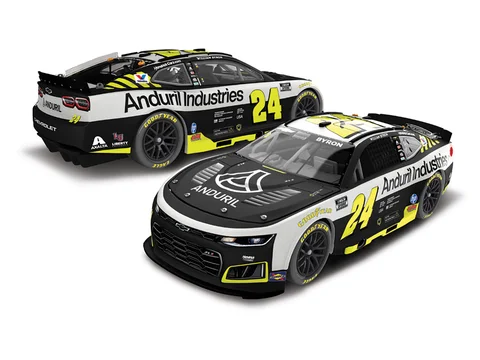 Manufacturer reference image: William Byron 2026 Anduril Industries 1:24 Color Chrome ARC Diecast