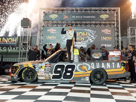 Manufacturer reference image: Jake Garcia 2026 Quanta Services Bristol Raced Win 1:24 ARC Diecast