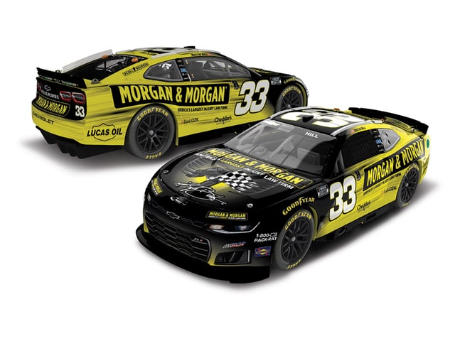 Manufacturer reference image: Austin Hill 2026 Morgan & Morgan 1:24 ARC Diecast