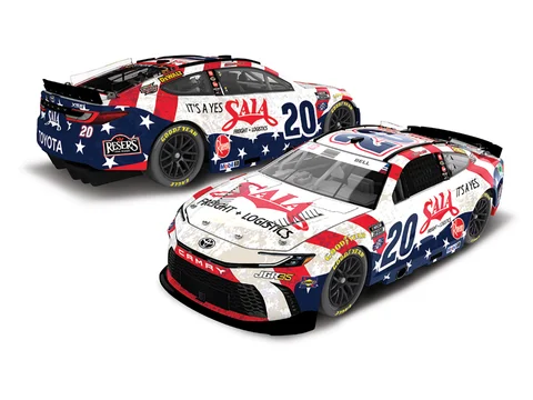 Manufacturer reference image: Christopher Bell 2026 Saia LTL Patriotic 1:24 ARC Diecast