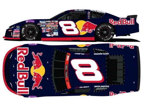 Manufacturer reference image: Connor Zilisch 2026 Red Bull 1:24 Color Chrome ARC Diecast