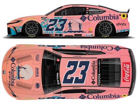 Manufacturer reference image: Bubba Wallace 2026 Columbia PFG 1:24 Elite Diecast