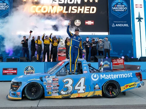 Manufacturer reference image: Layne Riggs 2026 Mattermost San Diego Raced Win 1:24 ARC Diecast
