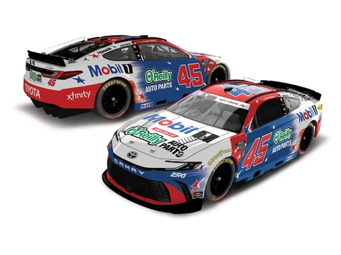 Manufacturer reference image: Tyler Reddick 2026 Mobil 1/O'Reilly Patriotic 1:24 Elite Diecast