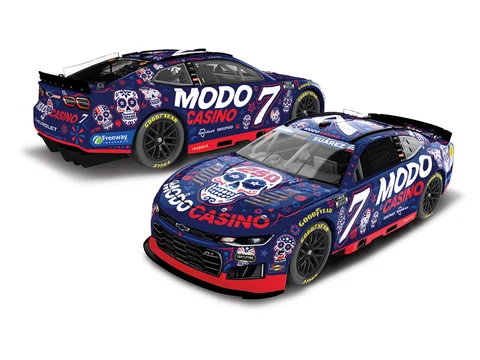Manufacturer reference image: Daniel Suarez 2026 Modo Casino Sugar Skulls 1:64 ARC Diecast