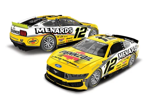 Manufacturer reference image: Ryan Blaney 2026 Menards Pennzoil 1:24 Elite Diecast