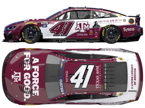 Manufacturer reference image: Cole Custer 2026 Texas A&M 1:24 Elite Diecast
