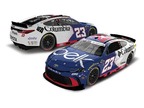 Manufacturer reference image: Bubba Wallace 2026 Columbia Belk Patriotic 1:24 Color Chrome ARC Diecast