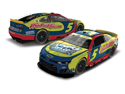 Manufacturer reference image: Kyle Larson 2026 HendrickCars.com Kyle Busch Tribute 1:24 Color Chrome ARC Diecast