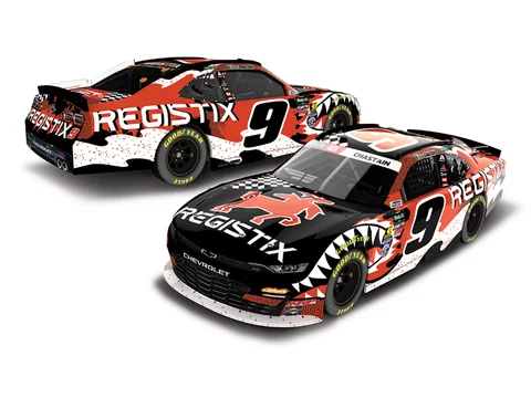Manufacturer reference image: Ross Chastain 2026 Registix 1:24 Color Chrome ARC Diecast