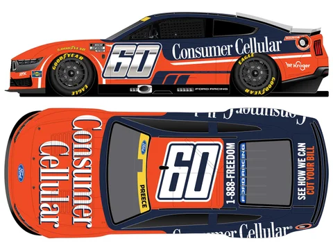 Manufacturer reference image: Ryan Preece 2026 Consumer Cellular 1:24 Autographed ARC Diecast