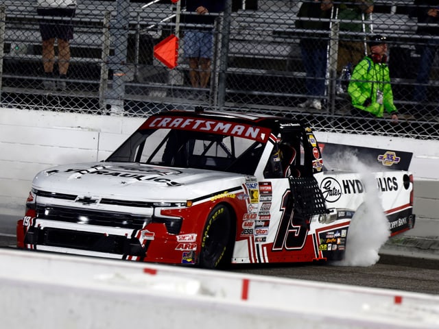 Manufacturer reference image: Daniel Hemric 2025 Gates Hydraulics Martinsville Raced Win 1:64 ARC Diecast