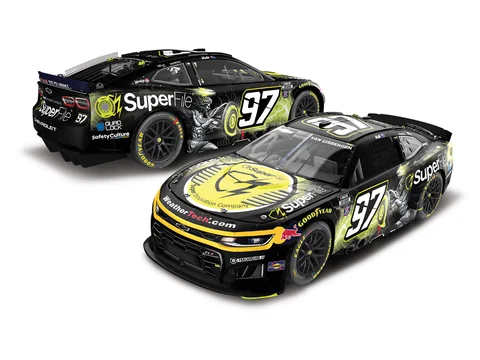 Manufacturer reference image: Shane van Gisbergen 2026 Superfile Watkins Glen Raced Win 1:24 Autographed ARC Diecast